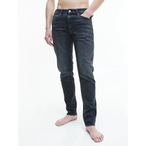Calvin Klein pánské černé džíny - 34/32 (1BY)